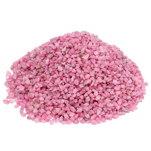 Floristik24 Decorative granules pink decorative stones 2mm - 3mm 2kg