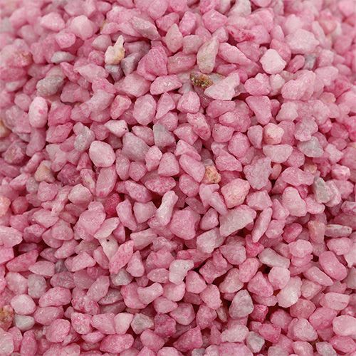 Floristik24 Decorative granules pink decorative stones 2mm - 3mm 2kg