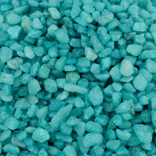 Floristik24 Decorative granulate turquoise decorative stones 2mm - 3mm 2kg