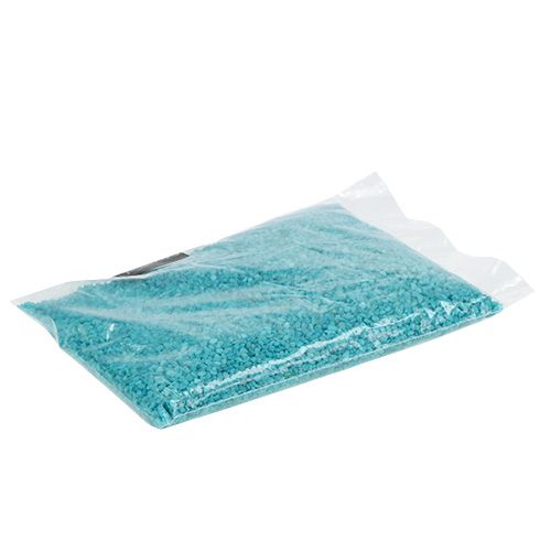 Floristik24 Decorative granulate turquoise decorative stones 2mm - 3mm 2kg