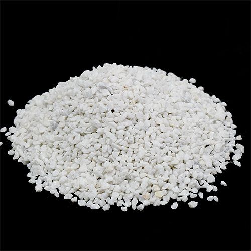 Floristik24 Decorative granulate white decorative stones 2mm - 3mm 2kg