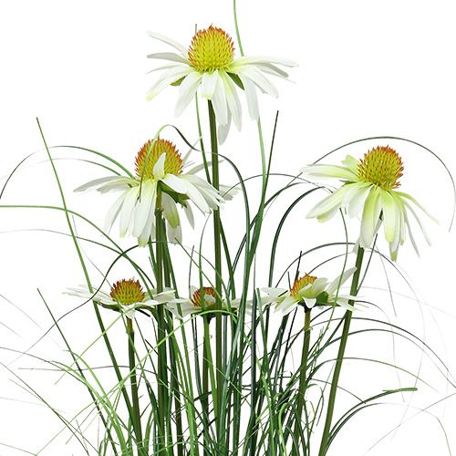 Product Artificial deco grass with chamomile in a pot 66cm