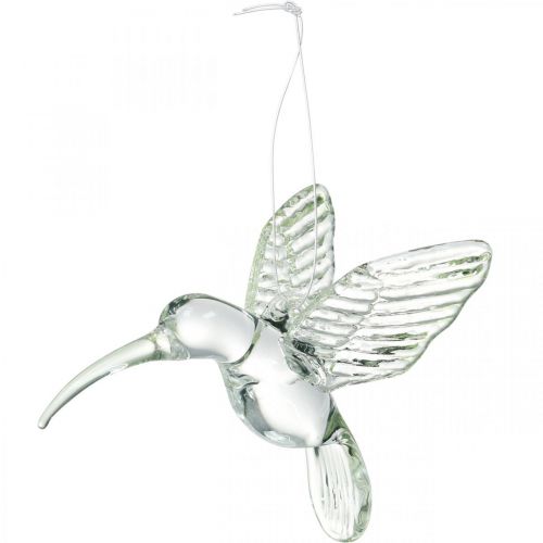 Floristik24 Decoration hummingbird, glass decoration, bird of paradise, glass pendant, decoration bird