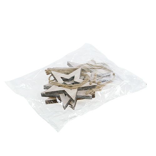 Floristik24 Decoration to hang star 50cm white washed 1pc