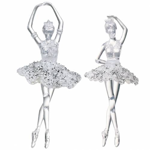 Floristik24 Deco hanger Christmas tree decoration Ballerina 18cm 2pcs