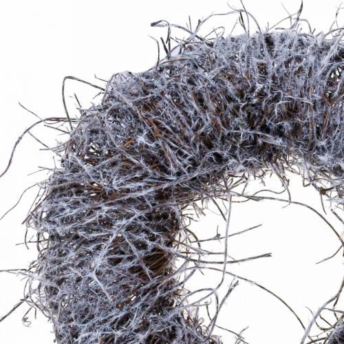 Product Decorative wreath nature, vine wreath, natural wreath Ø25cm snowed