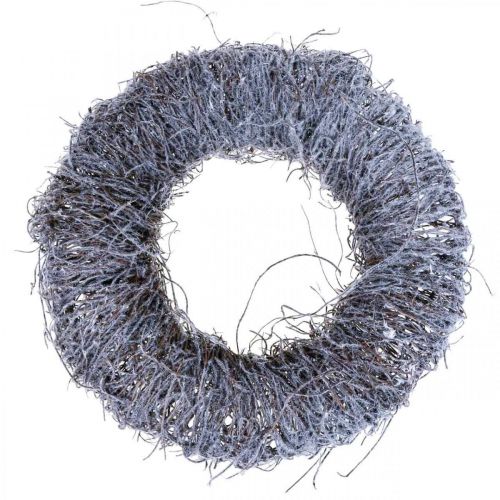 Floristik24 Decorative wreath nature, vine wreath, natural wreath Ø35cm snowed