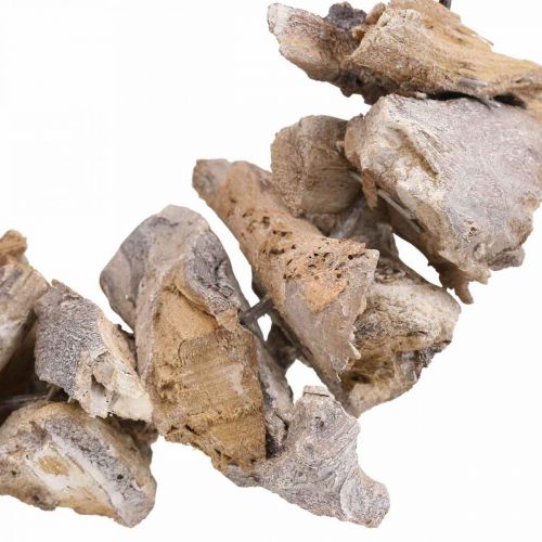 Floristik24 Decorative wreath natural wreath root wood decoration natural white Ø30cm