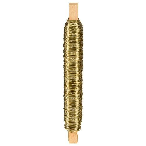 Decorative Enamel Wire Wrapping Wire Gold 0.50mm 50m 100g