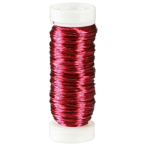 Product Decorative enameled wire Ø0.30mm 30g/50m pink
