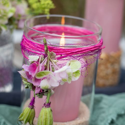 Product Decorative enameled wire Ø0.30mm 30g/50m pink