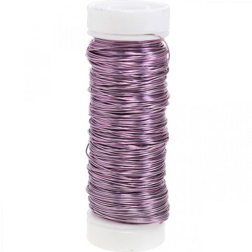 Floristik24 Deco wire Ø0.30mm 30g/50m lavender