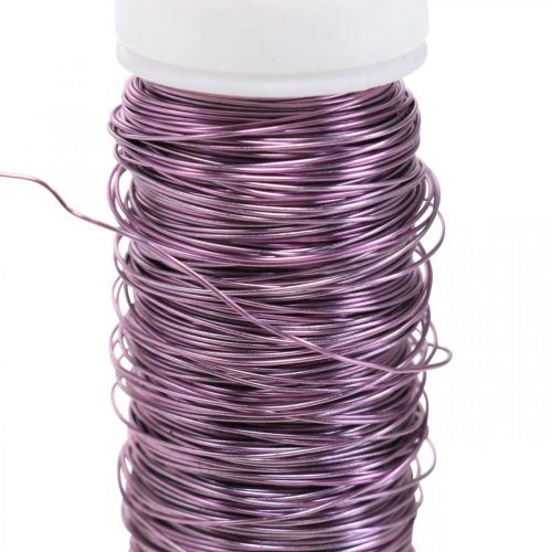 Product Deco wire Ø0.30mm 30g/50m lavender