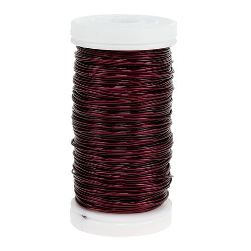 Product Deco Enameled Wire Wine Red Ø0.50mm 50m 100g