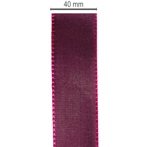 Purple Satin Effect Ribbon 25mm x 50m for Decoration and Crafting | Floristik24.co.uk