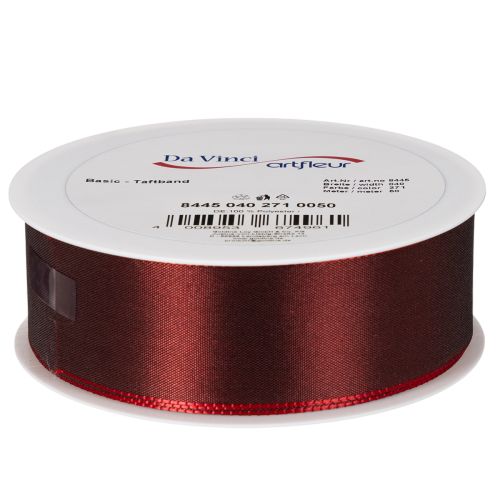 Red Taffeta Ribbon 40mm x 50m