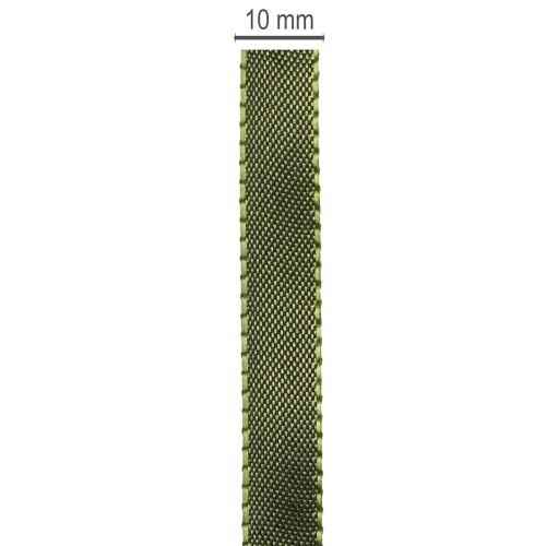 Dark Green Narrow Taffeta Ribbon 10mm x 50m - Decorative Gift Wrap and Crafting | Floristik24.co.uk