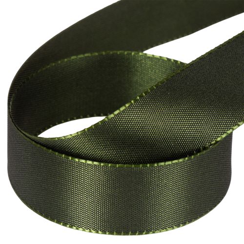 Shiny Green Taffeta Ribbon