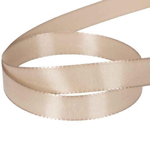 Satin Ribbon Taft Beige 15mm x