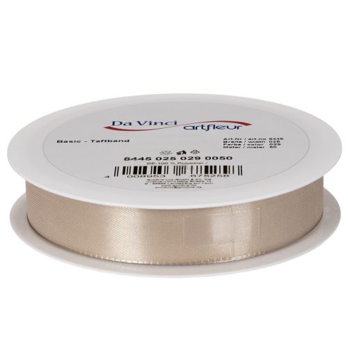 Beige Satin Decorative Ribbon