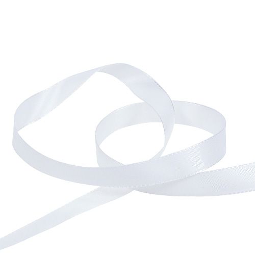 Product Decoration ribbon white 15mm 50m