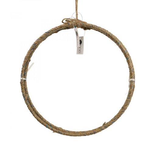 Decorative ring jute Scandi decorative ring for hanging Ø30cm 3pcs