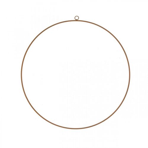 Product Decorative ring metal, metal ring for hanging, decorative ring patina Ø28cm 4pcs
