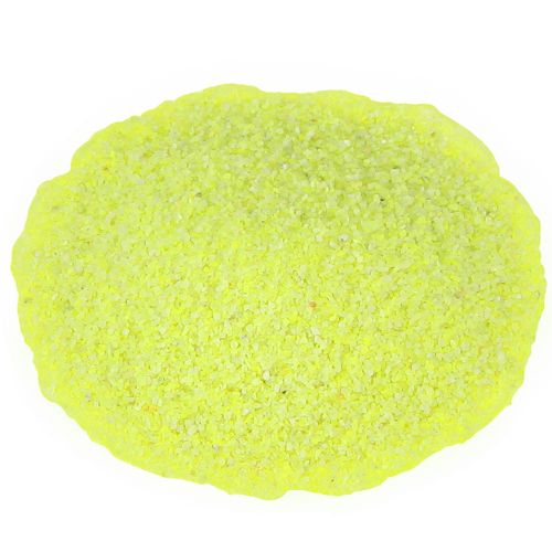 Decorative sand yellow neon colored sand 0.5mm sand neon yellow 1kg
