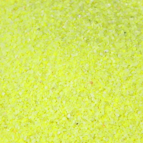 Product Decorative sand yellow neon colored sand 0.5mm sand neon yellow 1kg