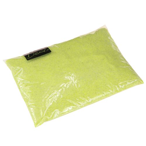 Product Decorative sand yellow neon colored sand 0.5mm sand neon yellow 1kg