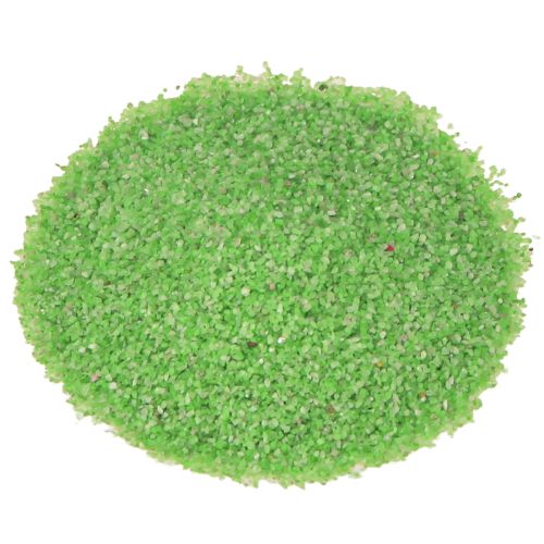 Decorative sand green neon sand colored sand 0.5mm neon green 1kg