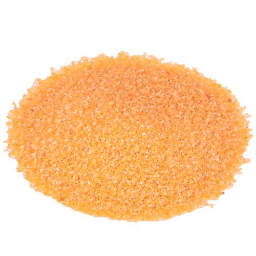 Decorative sand orange neon colored sand 0.5mm 1kg