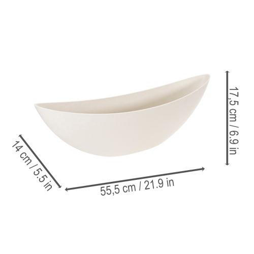 Product Decorative bowl beige 55.5cm x 14cm H17.5cm 1 piece