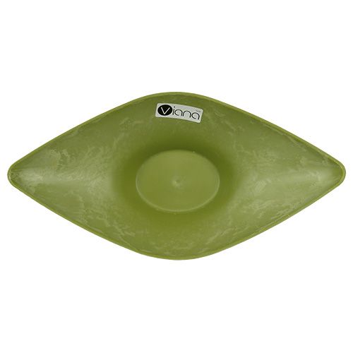 Product Decorative bowl light green 34cm x 17.5cm H10cm, 1p