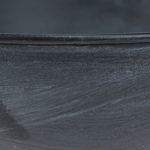 Product Decorative bowl metal with decorative ring anthracite Ø22.5cm H33cm