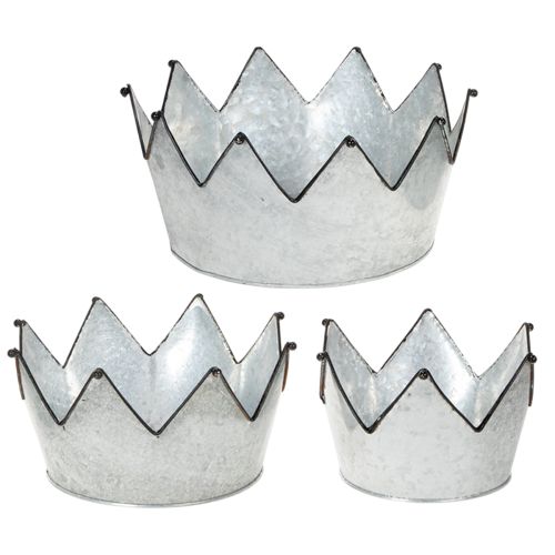 Product Decorative bowl metal bowl crown Ø26.5/22.5/19cm set of 3