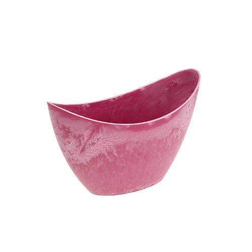 Product Decorative bowl plastic pink 20cm x 9cm H11.5cm 1 pc
