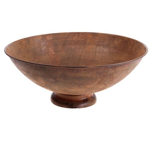 Floristik24 Decorative bowl metal bowl rust decoration vintage Ø34cm H12cm