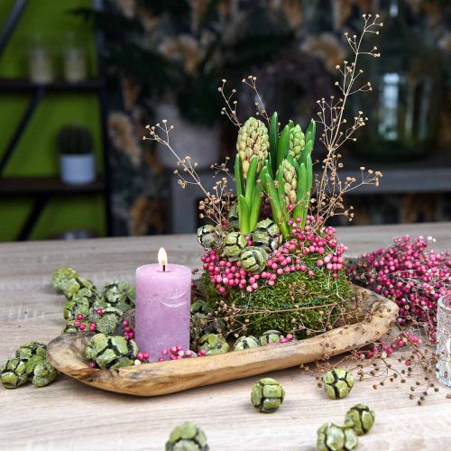 Floristik24 Decorative bowl Paulownia wood, table decoration, planter L34cm H5cm