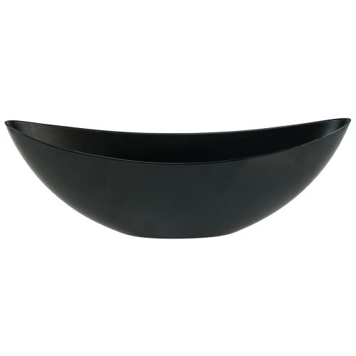 Product Decorative bowl black table decoration plant boat 38.5x12.5x13cm