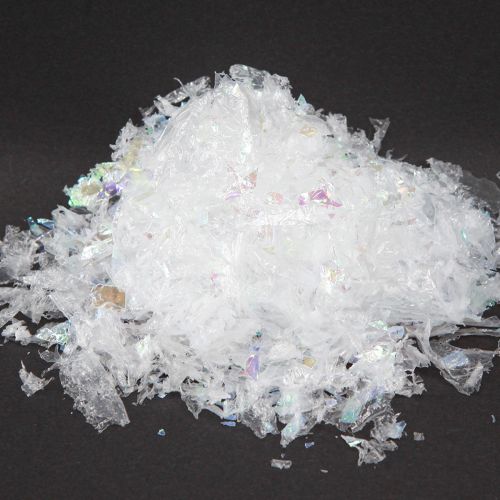 Product Decorative Snow Fine Snow White Snowflakes Iridescent 2.5L×4St
