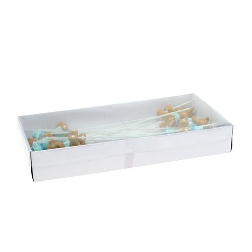 Product Decorative plug bear, shoe blue 1.5-4cm 16 pcs