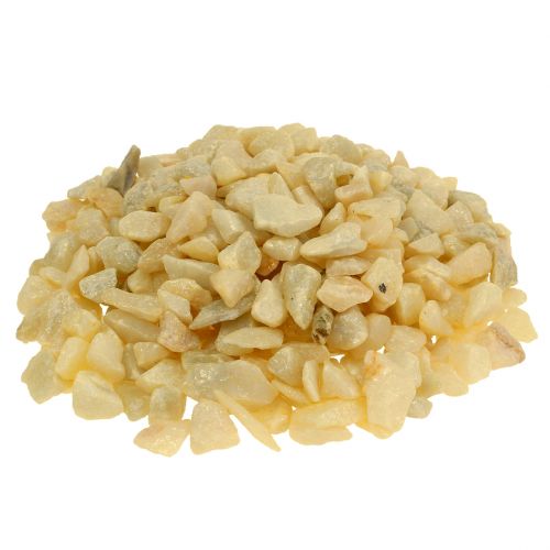 Floristik24 Decorative stones 9mm - 13mm 2kg champagne