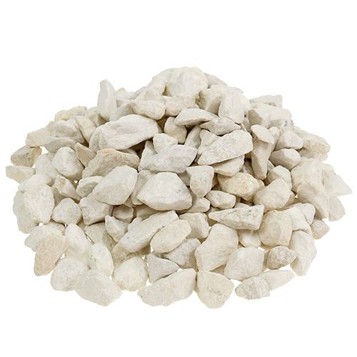 Floristik24 Decorative stones 9mm - 13mm 2kg cream