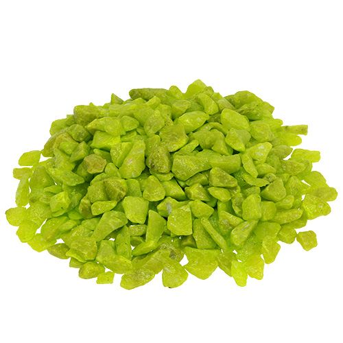 Decorative stones 9mm - 13mm apple green 2kg