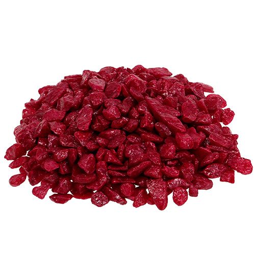 Floristik24 Decorative stones 9mm - 13mm fuchsia 2kg