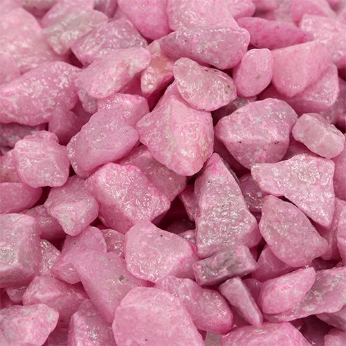 Floristik24 Decorative stones 9mm - 13mm pink 2kg