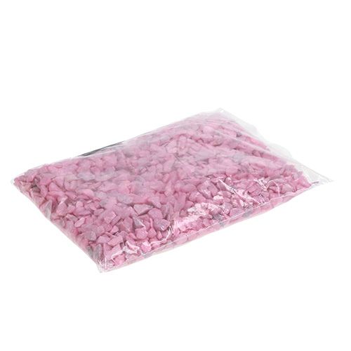 Floristik24 Decorative stones 9mm - 13mm pink 2kg