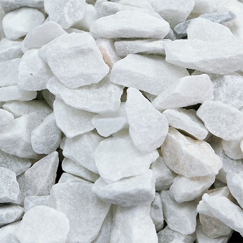 Product Deco Stones 9mm - 13mm White 5L