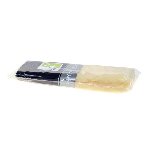 Floristik24 Decoration fabric organza cream 150cm x 300cm